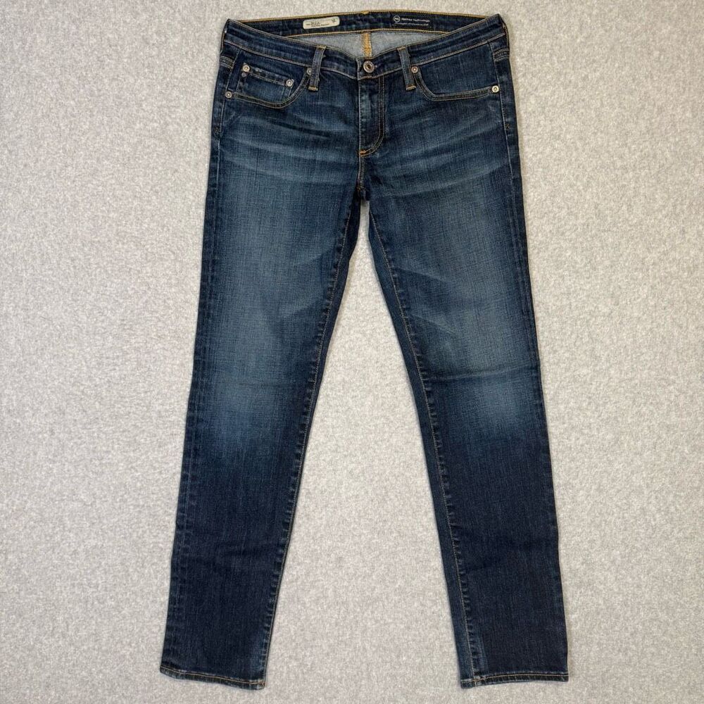 Ag Adriano Goldschmied Women’s Skinny Jeans in Dark Wash Blue